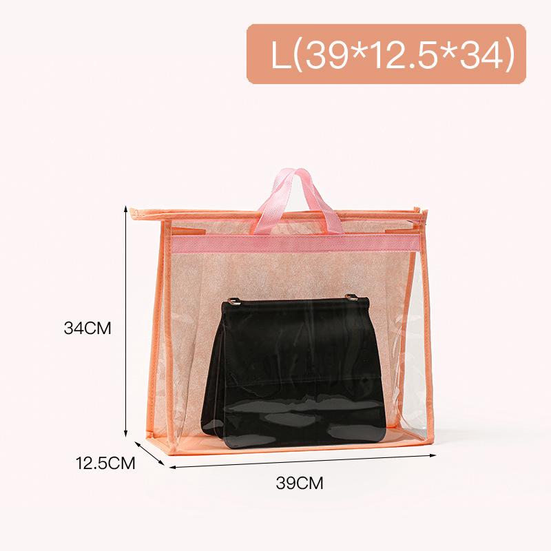 Transparente PVC Staubdichte Clutch Aufbewahrungstasche mit großem Fassungsvermögen für Feuchtigkeitsschutz und Lederschutz