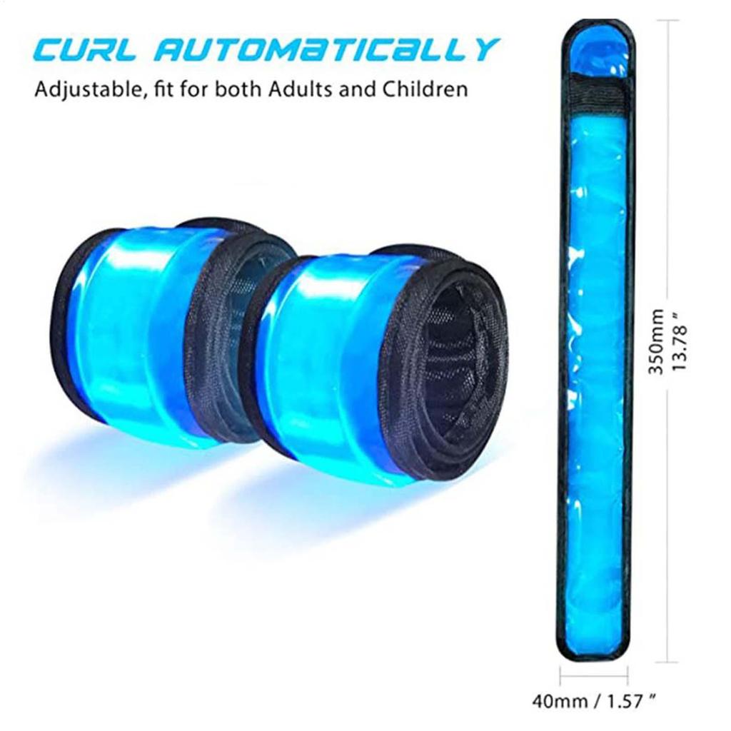 Leg Strap For Horse 4 Pieces Reflective Animals Foot Wraps Horse Leg Bands With LED Light For Grassland Stables Equestrian Night