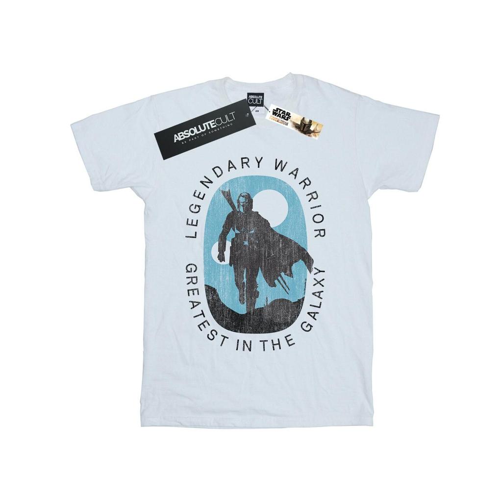 Star Wars Mens The Mandalorian Legendary Warrior Greatest In The Galaxy T-Shirt