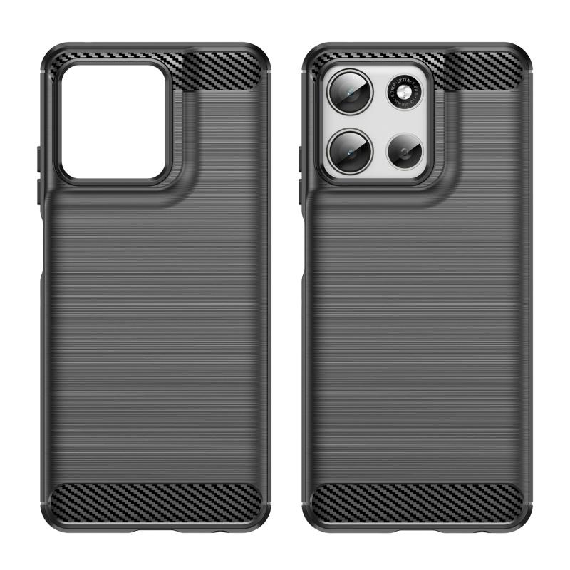 For Cover Moto G56 Case For Moto G56 Capas Carbon Fiber Shockproof Phone Bumper Back TPU Soft Case For Motorola Moto G56 Fundas