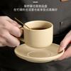 Ceramic Coffee Cup Sets Household 230ml High-class Handle Equisite Mugs with Scoop Dish Nordic Solid Simple Light Luxury Tea Cup