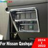 For Nissan Qashqai J11 2014- Matte Car Head Light Lamp Switch Button Panel Cover Trim Interior Accessories