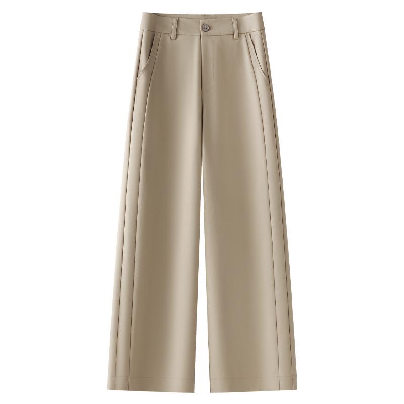 

Women s Khaki Tencel Drapey Wide-Leg Pants (Spring/Autumn Style 2025) 2XL хакі