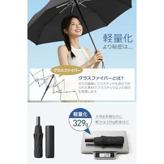 Super Large Size12 Rib Folding Umbrella One-Touch Automatic Open Close Mens Reverse Wind Resistant Teflon Coating Windproof Water Repellent Durable UV