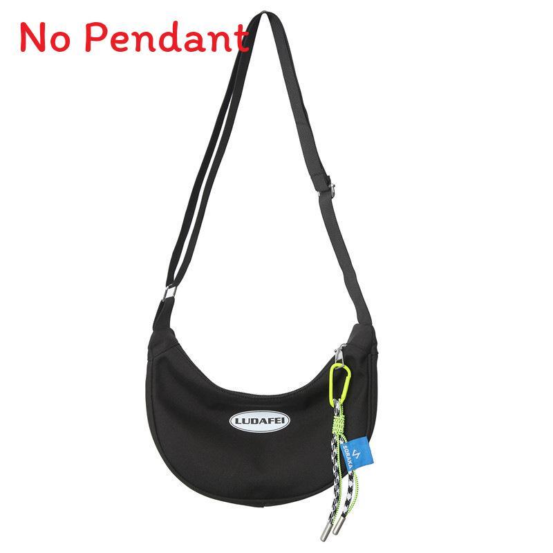 Nylon Casual Crossbody Bag With Zipper Closure For Daily Use