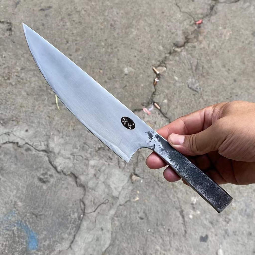 7.5 Inch Handmade Forged Chef Knife Powder Alloy Steel Blade Slicing Vegetables Cleaver Sashimi Meat All-in-one Kitchen Knife