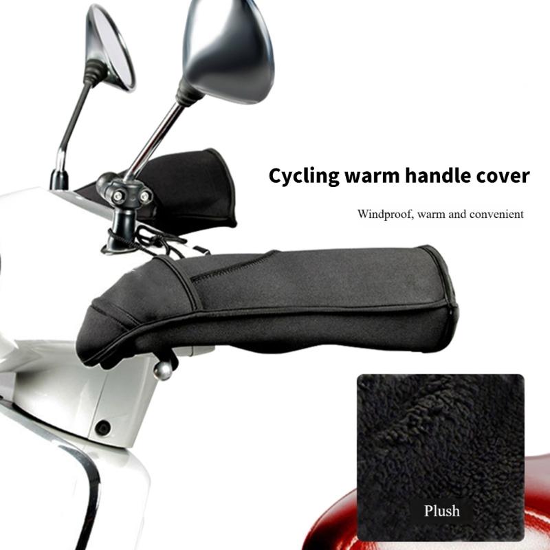 Waterproofs Windproof Winter Gloves Electric Vehicle Warm Handlebars Cover Windshield Gloves Motorcycle Handlebars Gloves