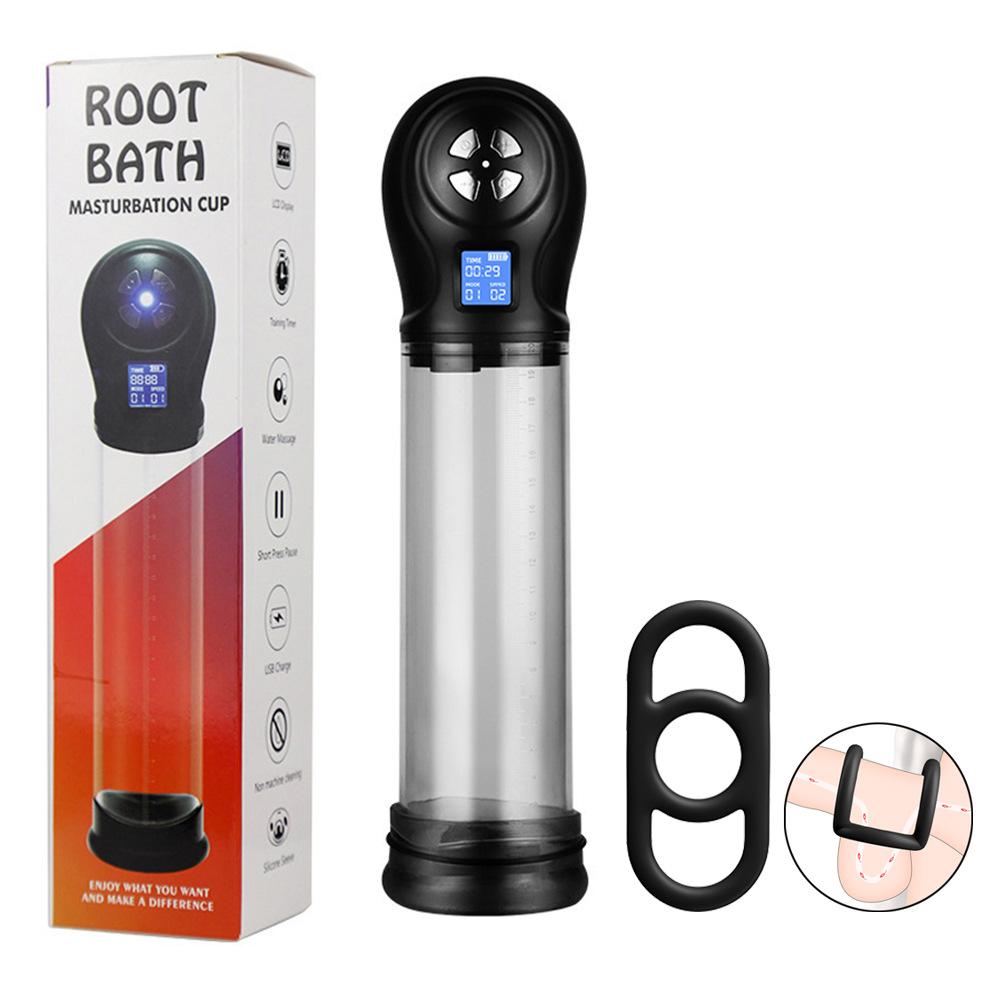 Electric Penis Pump Vacuum Pump for Penis Enlargement Penile Extender Trainer Male Masturbator Cock Adult Goods Sex Toy for Men