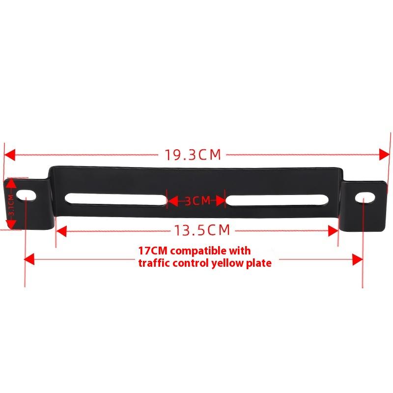 

Universal License Plate Holder Frame Bracket Mount for Motorcycle Scooter ATV Fixing Number Plates Modification Decor Accessorie