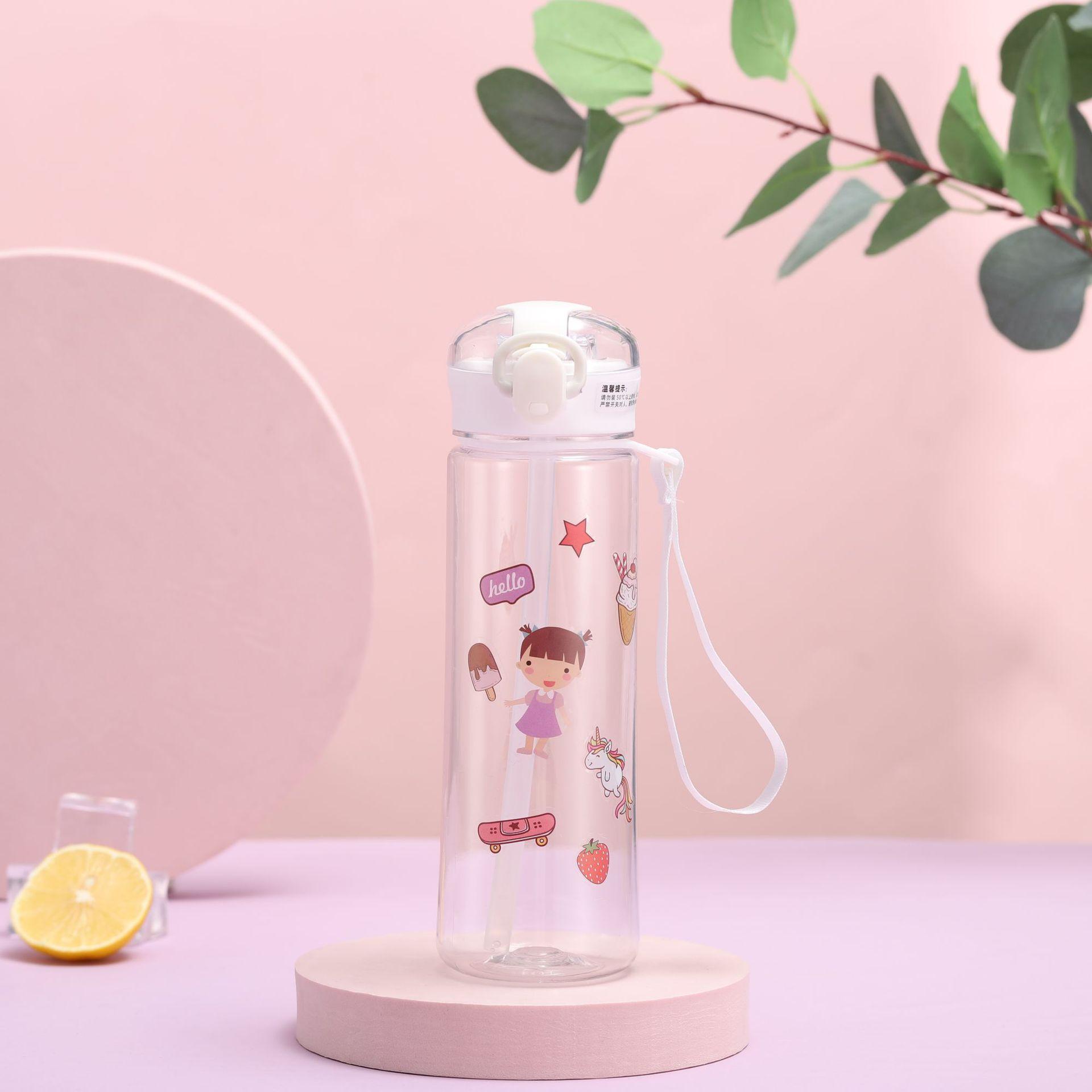 Новые подпрыгивающие пластиковые стаканчики Прозрачные спортивные стаканчики из поликарбоната Портативные стаканчики для студенческих мероприятий Подарочные Прочные Веселые 400ml