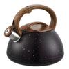 3L Whistling Kettle Wooden Handle Boiling Coffee Pot Durable Gas Induction Cooker Kettle  Kitchen