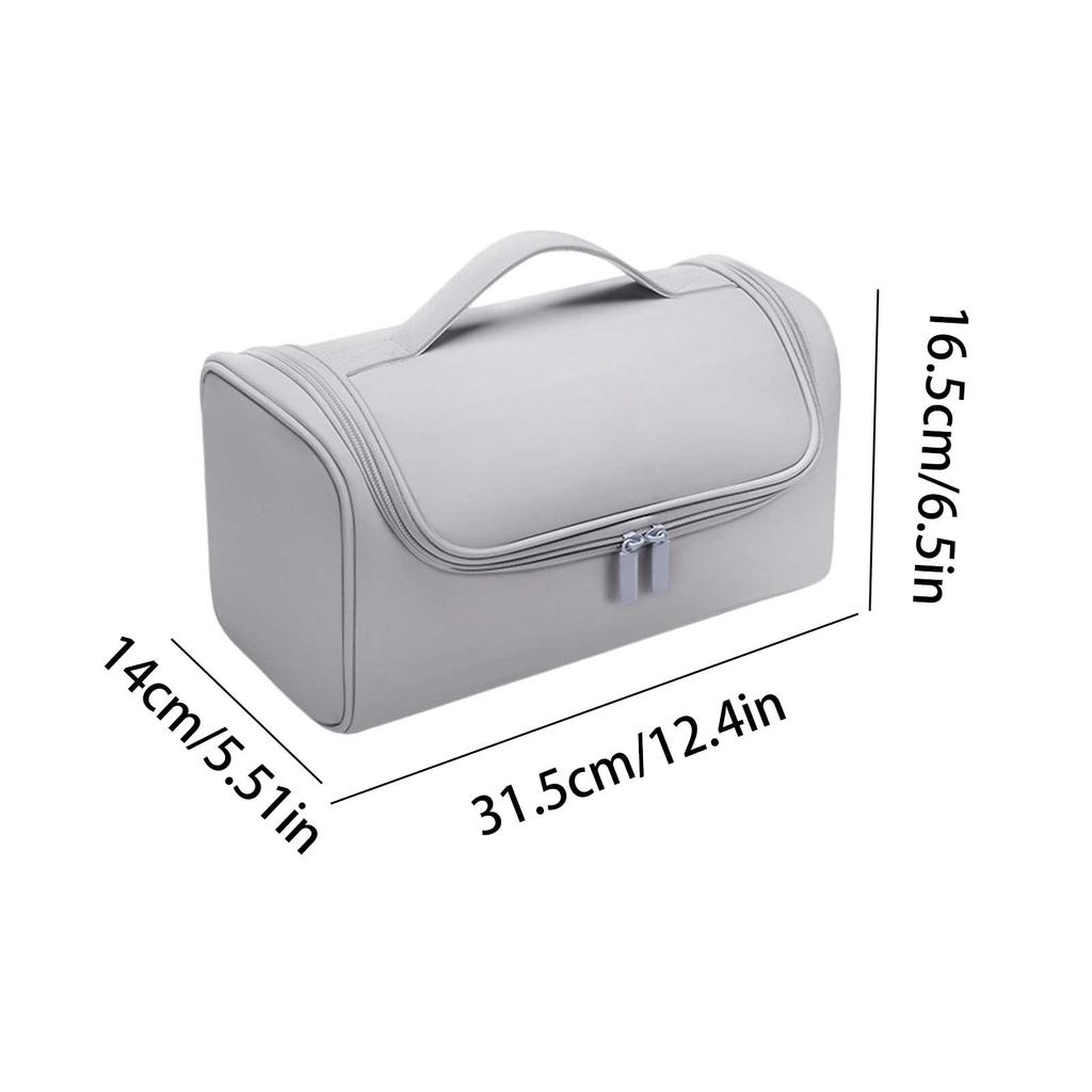 Quilted Travel Storage Bag Shockproof Padded Portable Hair Tools Bag Large Capacity Hair Straightener Container for Home Storage