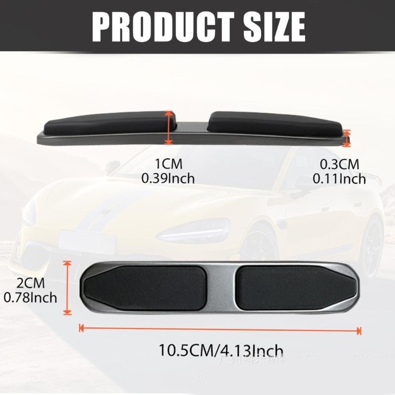 Heavy Duty PVC Door Edge Protectors Anti Scuff Decoration Self Adhesive For Vehicle Longevity Scratch Prevention 2 Pair