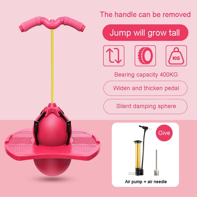 Jucării de Exterior Mingie Elastică cu Mâner Pompă Platformă de Echilibru Mingie Elastică Pogo pentru Copii Loc de Joacă Competiție Sportivă Jucărie