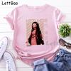 Nezuko Kimetsu No Yaiba Funny Graphic Pink T Shirts Women Vintage Anime Print Tee Shirt 90S