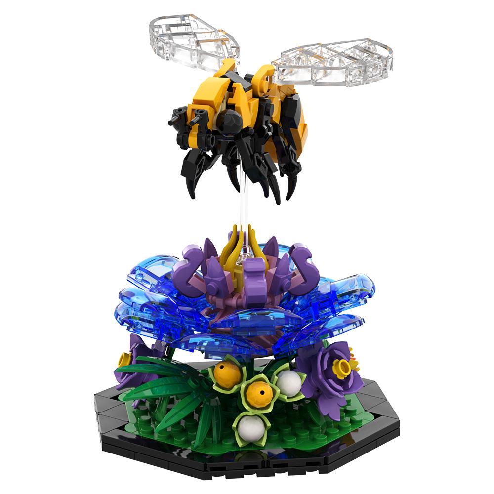 MOC Animal Series Dragonfly & Butterfly Building Blocks - Lego Compatible Toy Model