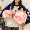 Cute Pink Prone Pig Plush Pillow Doll