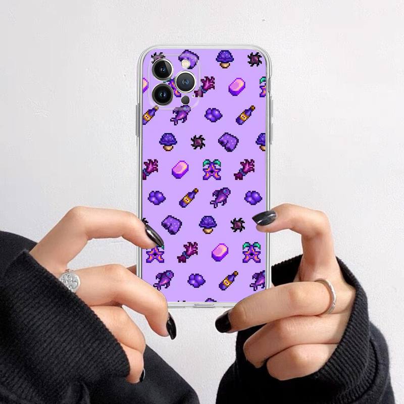 Stardew valley Phone Case For iPhone 14 13 12 11 Pro Max XS X XR SE 2020 6 7 8 Plus Mini Transparent Shell