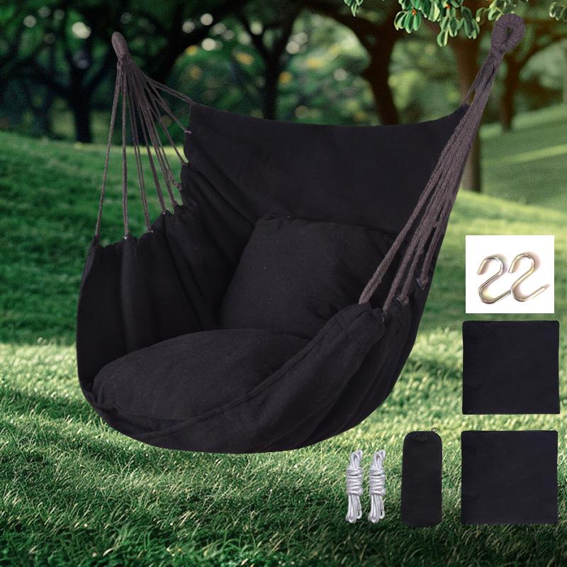 Canvas Swing Chair for Dorm Rooms and Bedrooms – Perfect for Students and Adults
