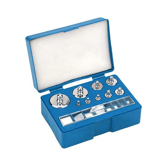 17Pcs/Set Calibration Weight Good Hardness High Accuracy Abrasion-resistant Anti-oxidant 10mg-100g Lab Balance Weight Scale Supply