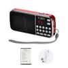 Y-501 FM Radio Digital Support TF Card USB AUX Portable LED Flashlight Audio Music Player Speaker for Mobile Phone
