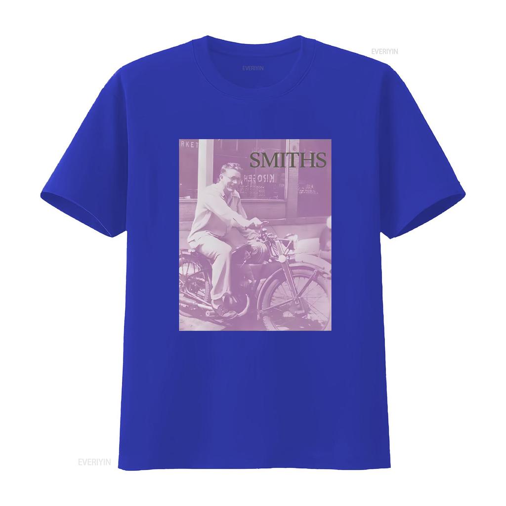 THE SMITHS Bigmouth Strikes Again 1986 Maglietta Organica Promo Morrissey vintage Lavata streetwear Alla moda Unisex Morbido