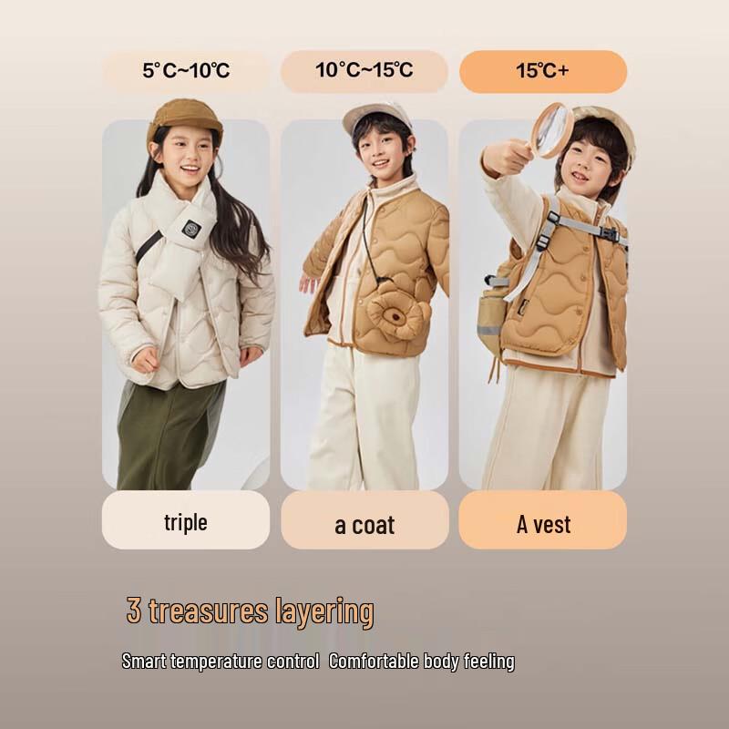 Bosideng T250135500W Sanbao Children's Short Down Jacket