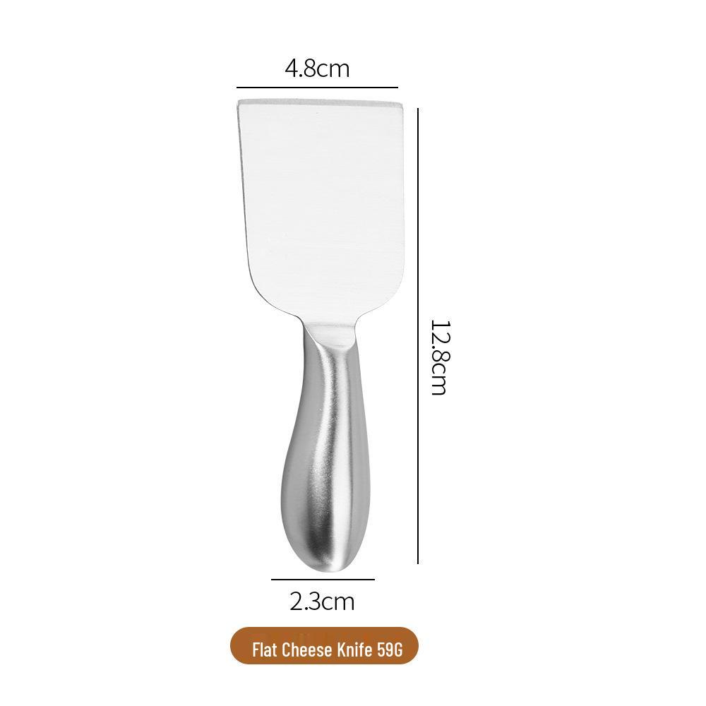 Stainless Steel Cheese & Pizza Tool Set for Kitchen Baking Complete Steel Flat Cheese Knife