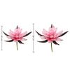 45/60cm PE Foam Flower Pink Fake Flowers Head New Artificial Magnolia Flower  Photographic Props