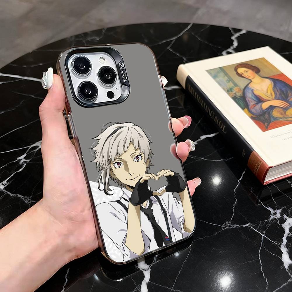 

Bungo Stray Dogs Atsushi Nakajima Phone Case For iPhone 17,16,15,14,13,12,11 Plus,Pro Max,XS,Colorful Silver Black Cover iPhone17PRO
