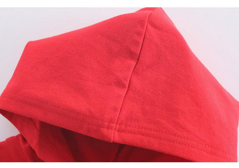 Girls' Hooded Sweatshirt Dress - New Korean Style, Kids' Spring/Fall Pure Cotton Long Sleeve Skirt