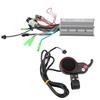 Controller LCD Display Bedienfeld mit Schaltschalter Zubehör für Elektrofahrrad Roller 36V
