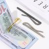 2Pcs Portable Money Clip Metal Cash Holder Spring Clamp Bar Wallet Replace Parts Durable Wallet Accessory