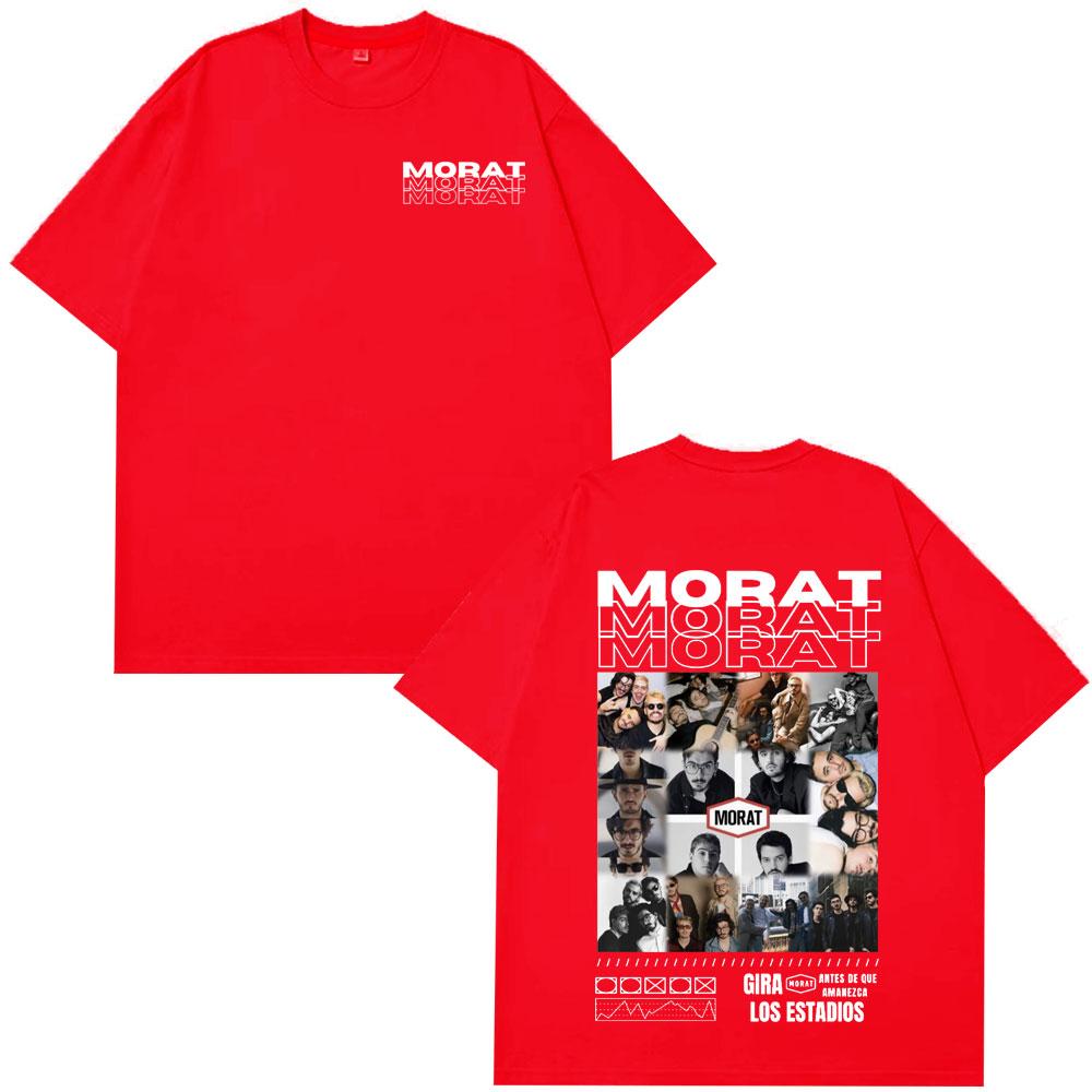 Morat Band Doublesided Prin Tshirts Men Women Fashion Hip Hop Tshirt Casual Cotton Oversized Short Sleeve T Shirts Streetwear