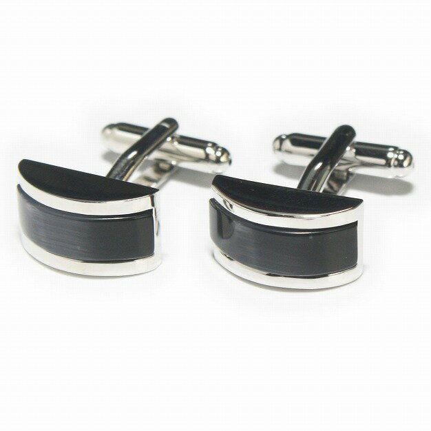 Used Kamakura Cufflinks Studio Black Onyx Carved Cufflinks (Cufflinks)