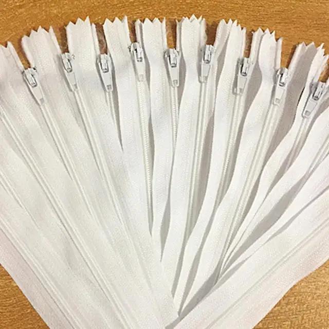 

Новые 10 шт. (4/6/7/8/10/12/14/16/20/22/24 дюйма) Микс нейлоновая молния портной швейный мастер и FGDQRS белый