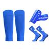 Anti-Rutsch-Fußballsocken Wadenmanschetten und Beinschoner Set Outdoor-Sport Laufen Dehnbare Socken Athletische Fußsocken