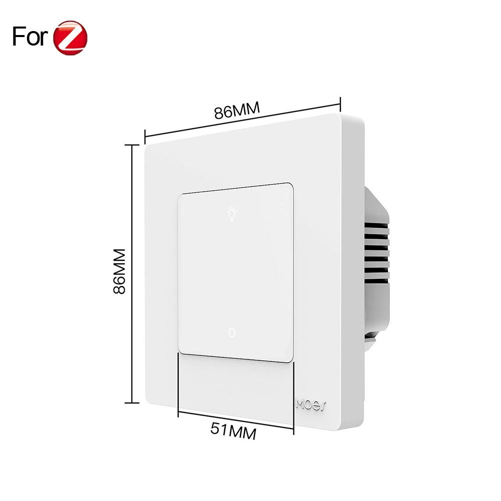 Smart Dimmer Switch For ZigBee Light Dimming Smart Life APP Dimmable 1-3Gang