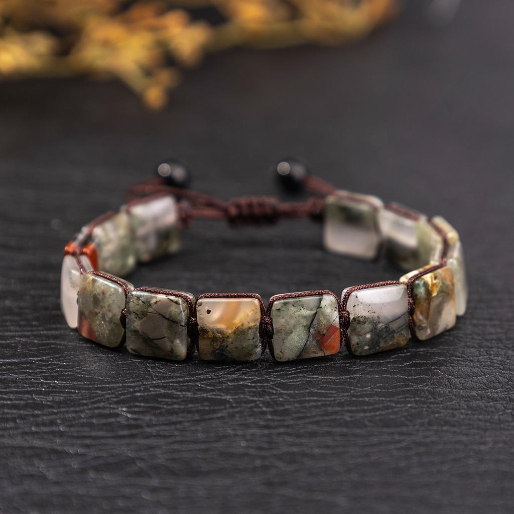 Crystal bracelet, natural amethyst bead, bracelet, natural stone, adjustable wristband,Christmas gift, Valentine's Day gift, girlfriend gift