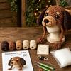 Handmade Yarn Crafts Animal Hood Hat Crochet Kit, DIY Earflap Craft Complete Knitting Materials Cute Crafting Project for Adults Teens, Gift
