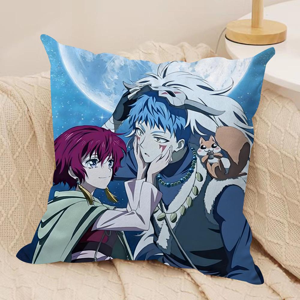 Y-Yona Of The Dawn Cushion Cover Soft Plush Double-Sided Decorative Pillow Cover Cozy Sofa Cushion Case Living Room Home Gift