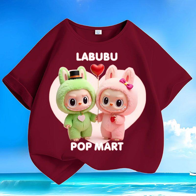 

Cute Pure Cotton Tops for Children, Summer Casual T-shirts for Boys and Girls 160