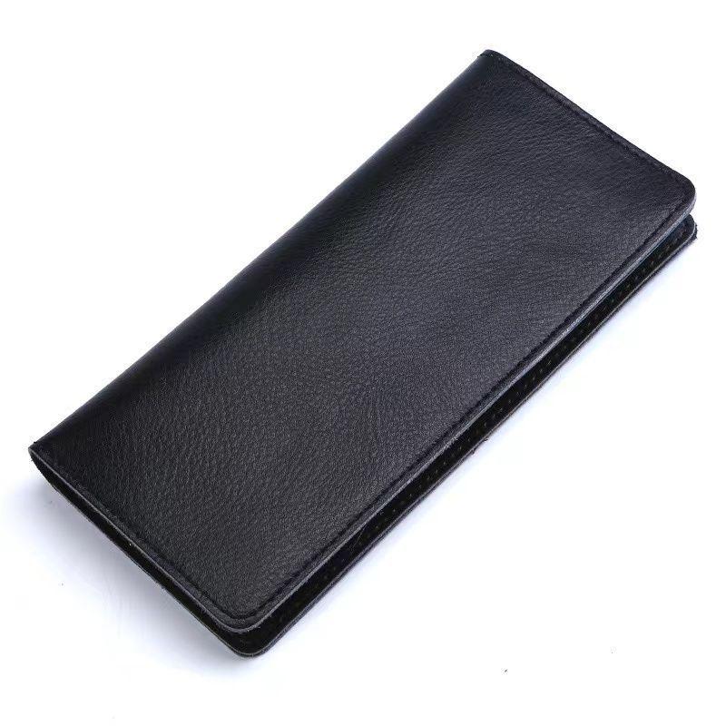 Korean Style Women's Long Leather Wallet - Gold, Solid Color, Large Capacity, Multifunctional Clutch