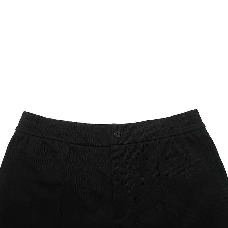 Emporio Armani Ss25 Solid Color Loose Fit Casual Shorts Men shorts Black EM001112-AF13488-UC001
