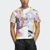 Adidas Originals Love Unites Aop Crew Neck Sport Short Sleeve Tee Men Tops Multicolor H43968