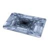 3D Optical Illusion Rug Realistic Visual Trap Doormat Endless Abyss Entrance Rug Non-Slip Floor Mat for Bedroom Bathroom Living Room