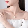 S925 Sterling Silver Hetian Jade Maitreya Buddha Necklace - Women's Trendy Ancient Style Clavicle Chain Pendant