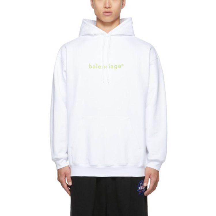 Balenciaga Sweatshirt Loose Fit Men's White 570811TIV559152
