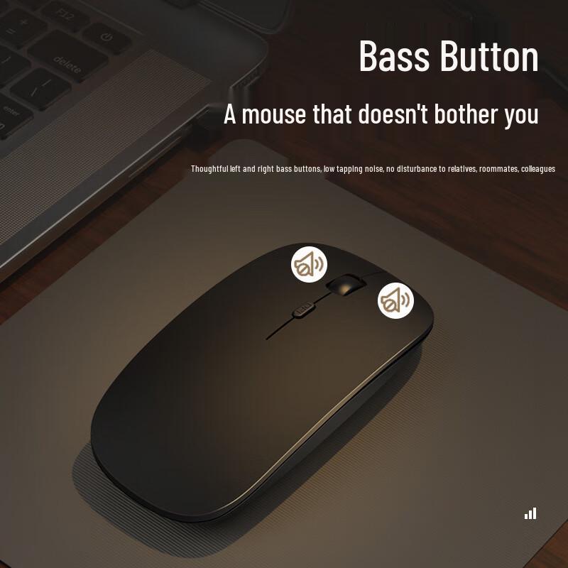 Mahutun Dual-Mode Wireless Silent Rechargeable Business Mouse