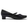 KANDO Strapless Plain Pumps Size Size 4e Plus 01451TW Women's (Black Smooth, 23.5cm) - (Wide Instep, Size) -
